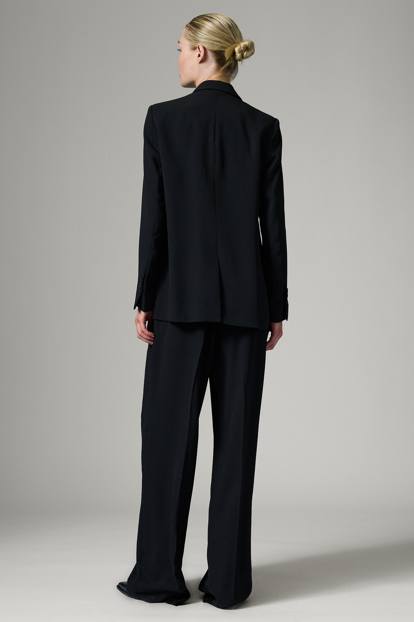 Elton Classic Gab blazer - sort